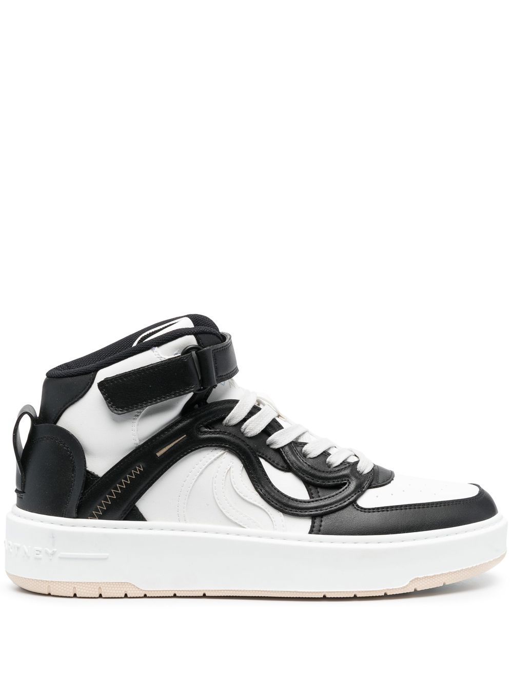 Stella McCartney S-Wave 2 高帮系带运动鞋 - 白色