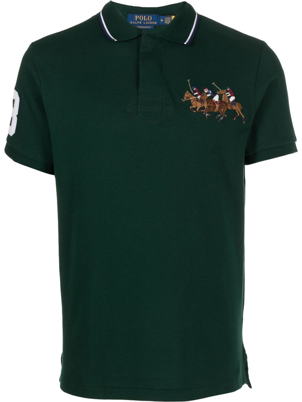 Polo Ralph Lauren Triple-Pony 棉polo衫 - 绿色