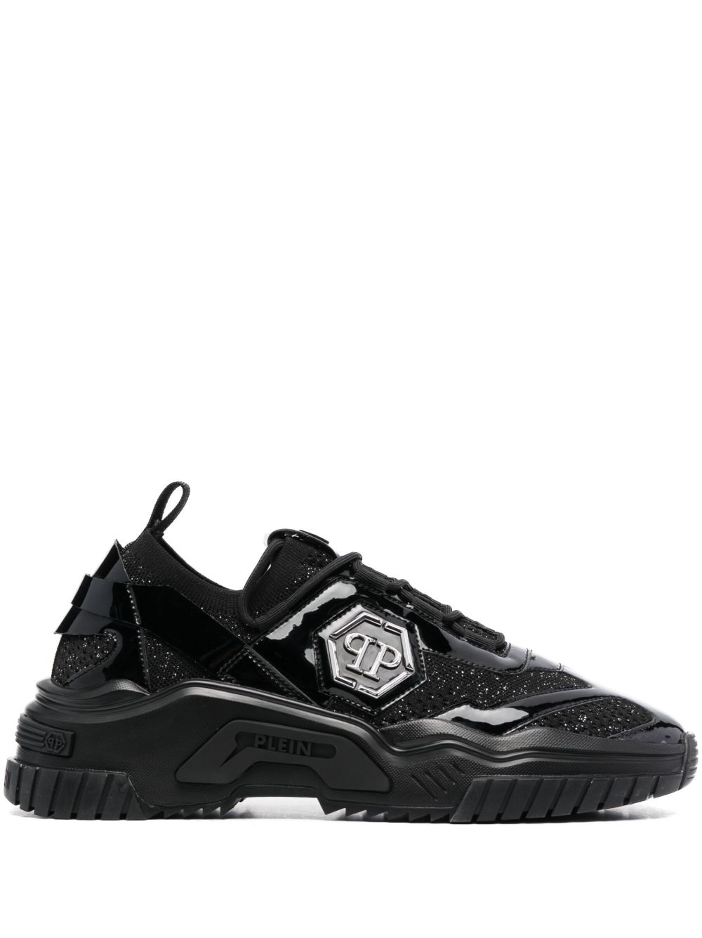 Philipp Plein Predator TM 高帮运动鞋 - 黑色