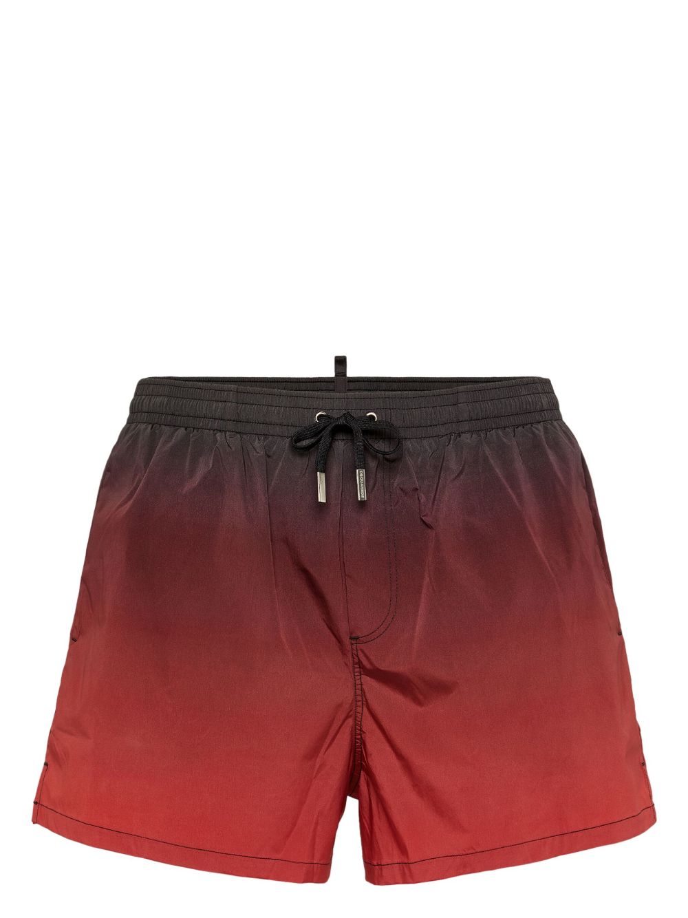 DSQUARED2 logo印花泳裤 - 红色