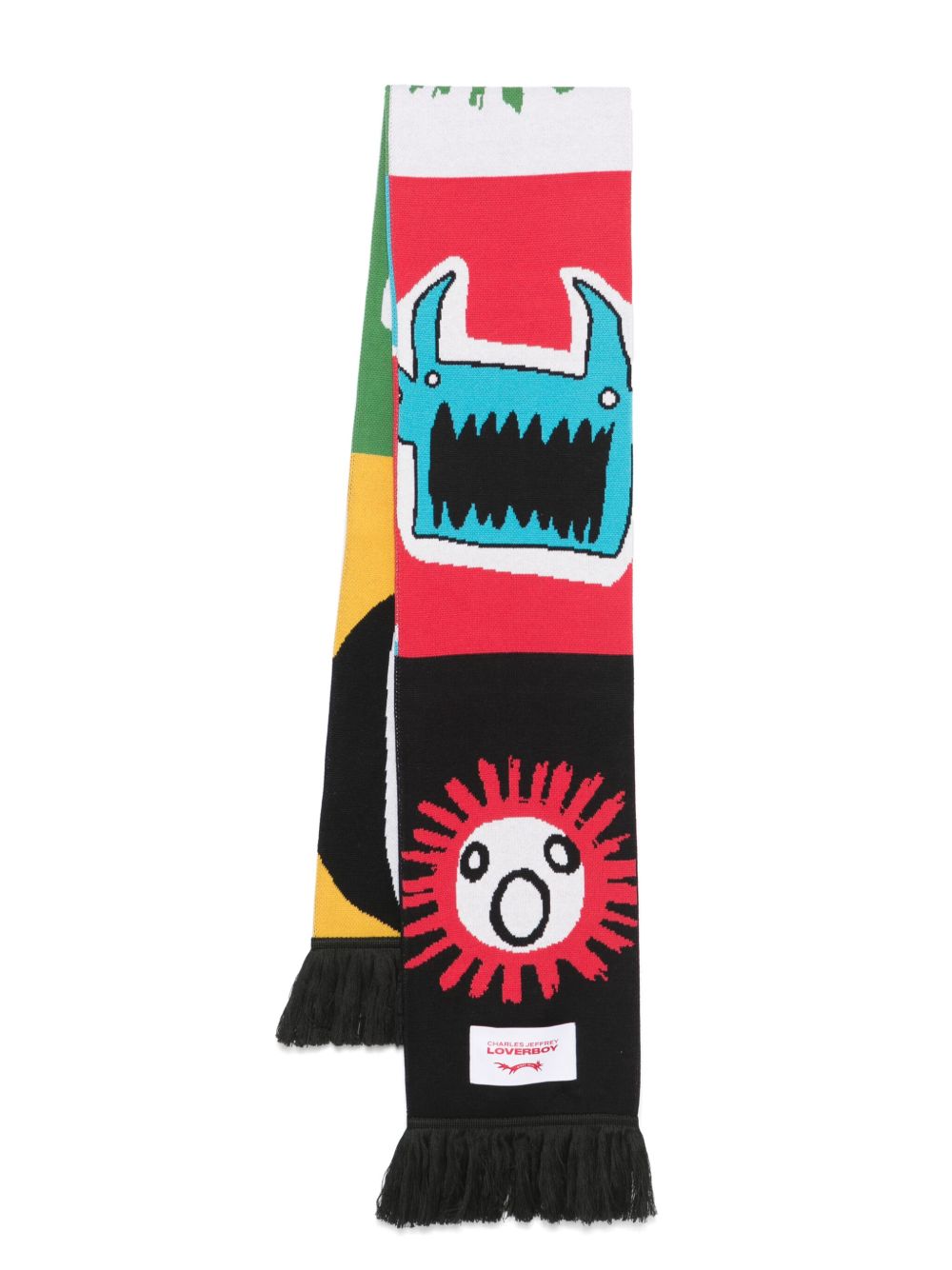 Charles Jeffrey Loverboy Football 围巾 - 黑色