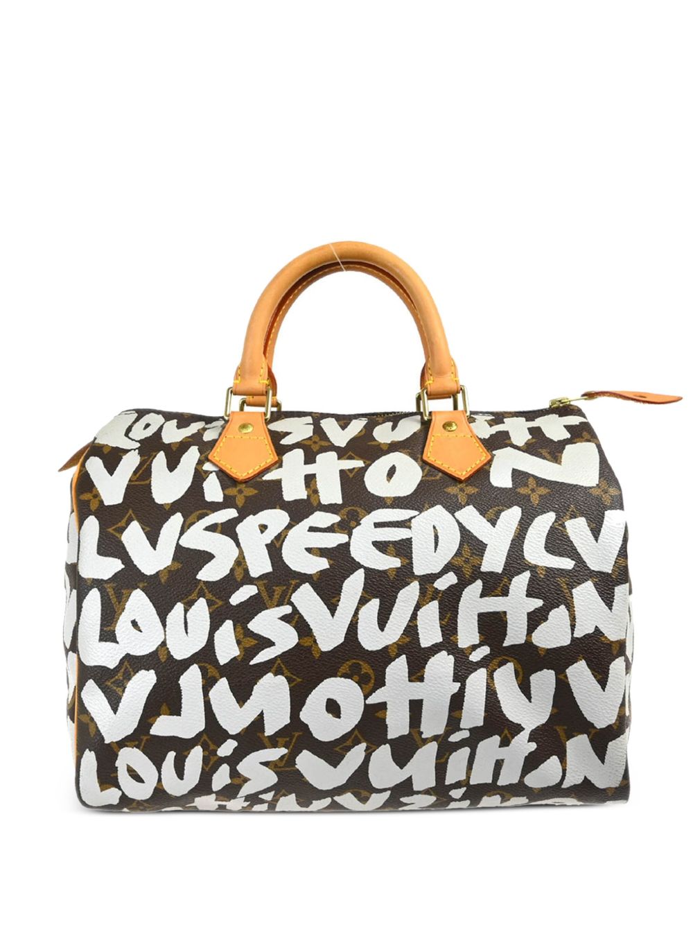 Louis Vuitton Pre-Owned x Stephen Sprouse Speedy 30 手提包（2001年典藏款） - 褐色
