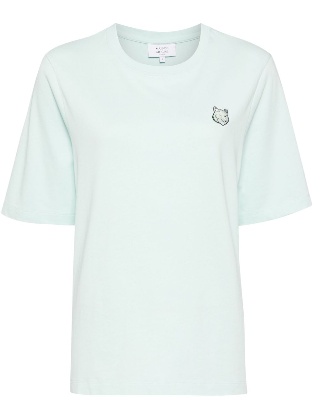 Maison Kitsuné Bold Fox Head 贴花T恤 - 绿色