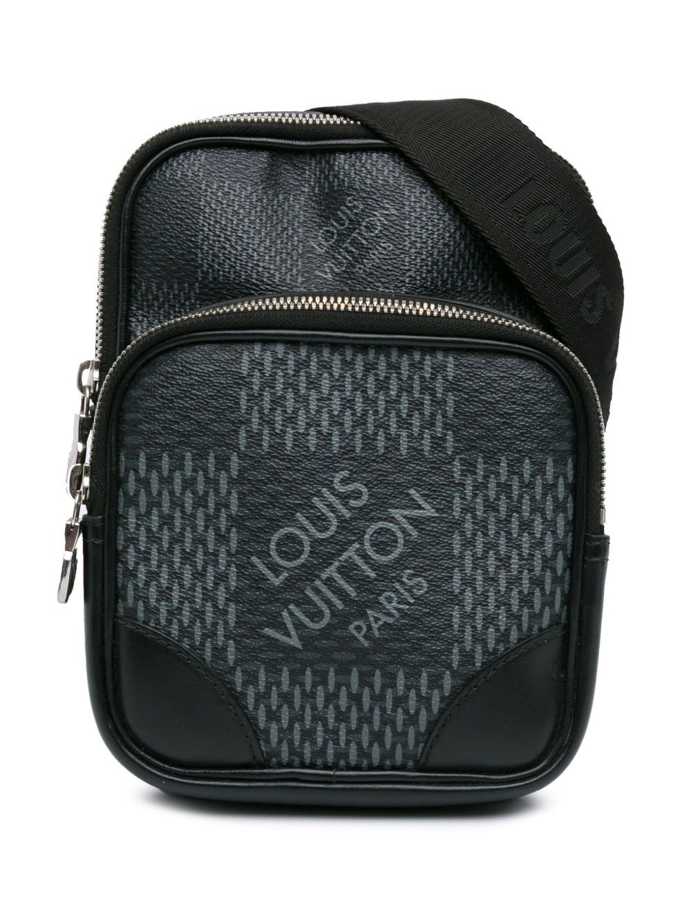 Louis Vuitton Pre-Owned Damier Graphite 3D Amazone Sling 斜挎包（2021年典藏款） - 黑色