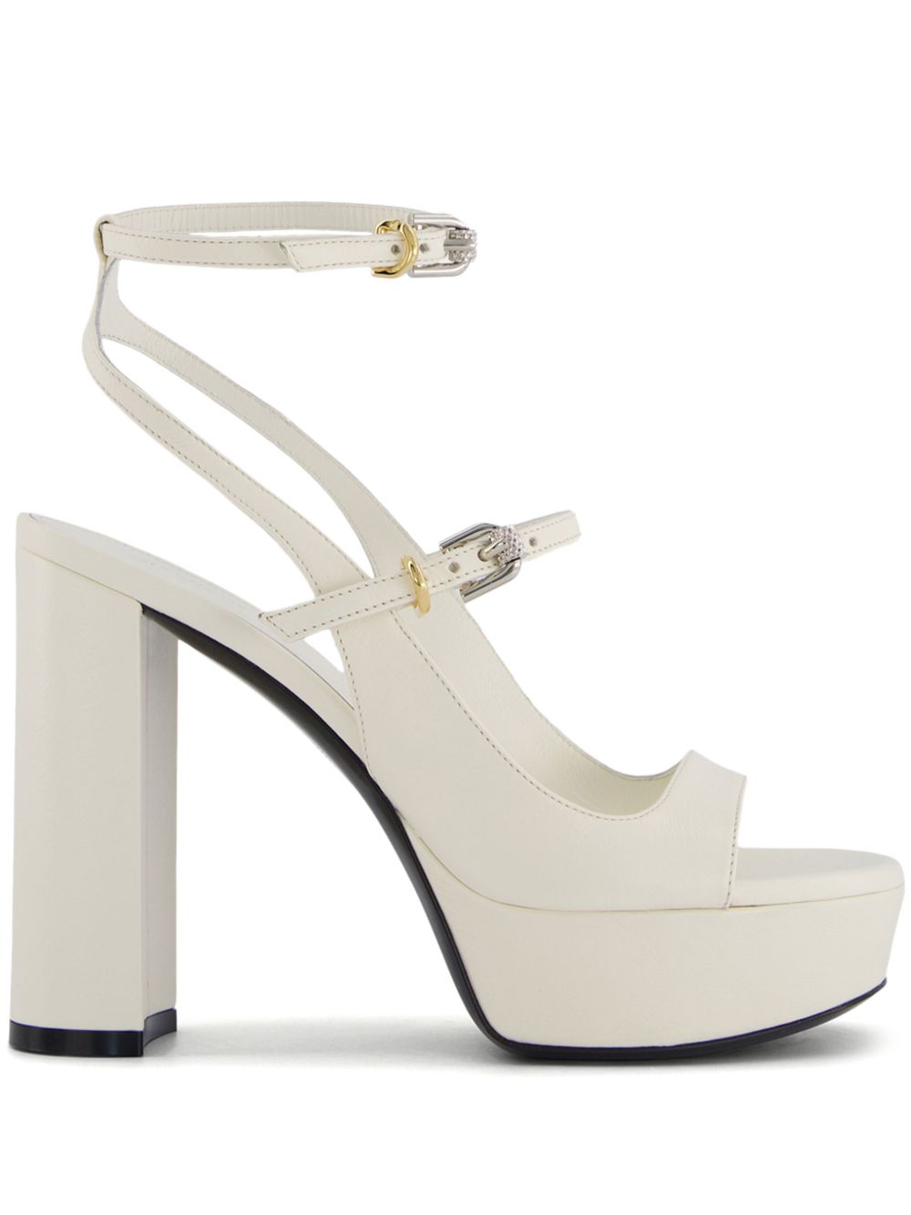 Givenchy Voyou 高跟凉鞋（11.5厘米） - 中性色