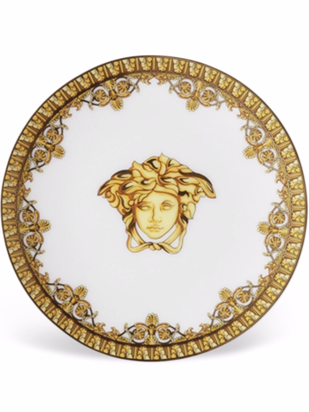 Versace 范思哲 Baroque Bianco 餐盘（10厘米） - 白色