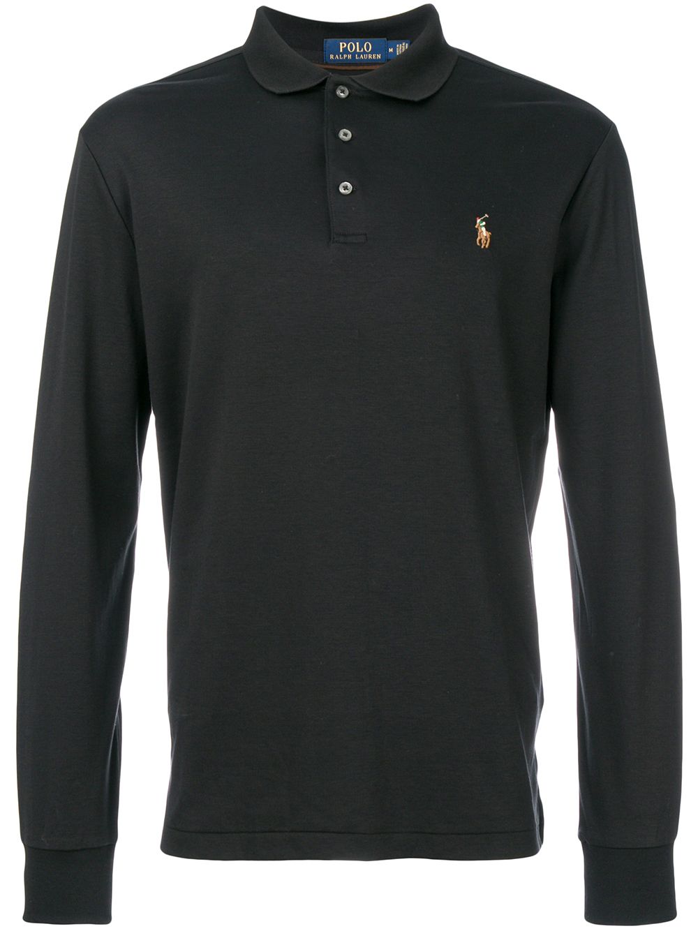 Polo Ralph Lauren 定制修身polo衫 - 黑色