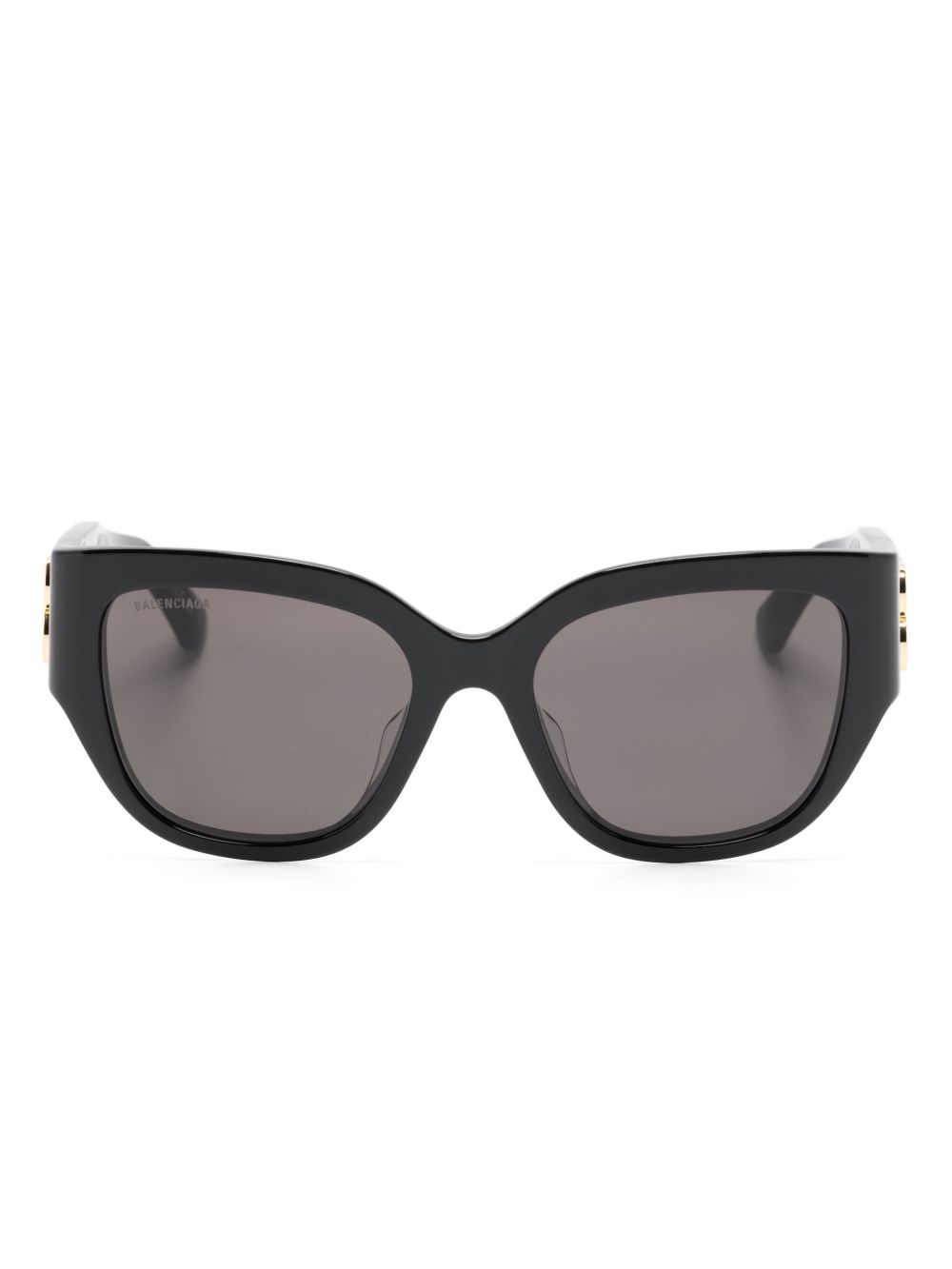 Balenciaga Eyewear 猫眼框太阳眼镜 - 黑色
