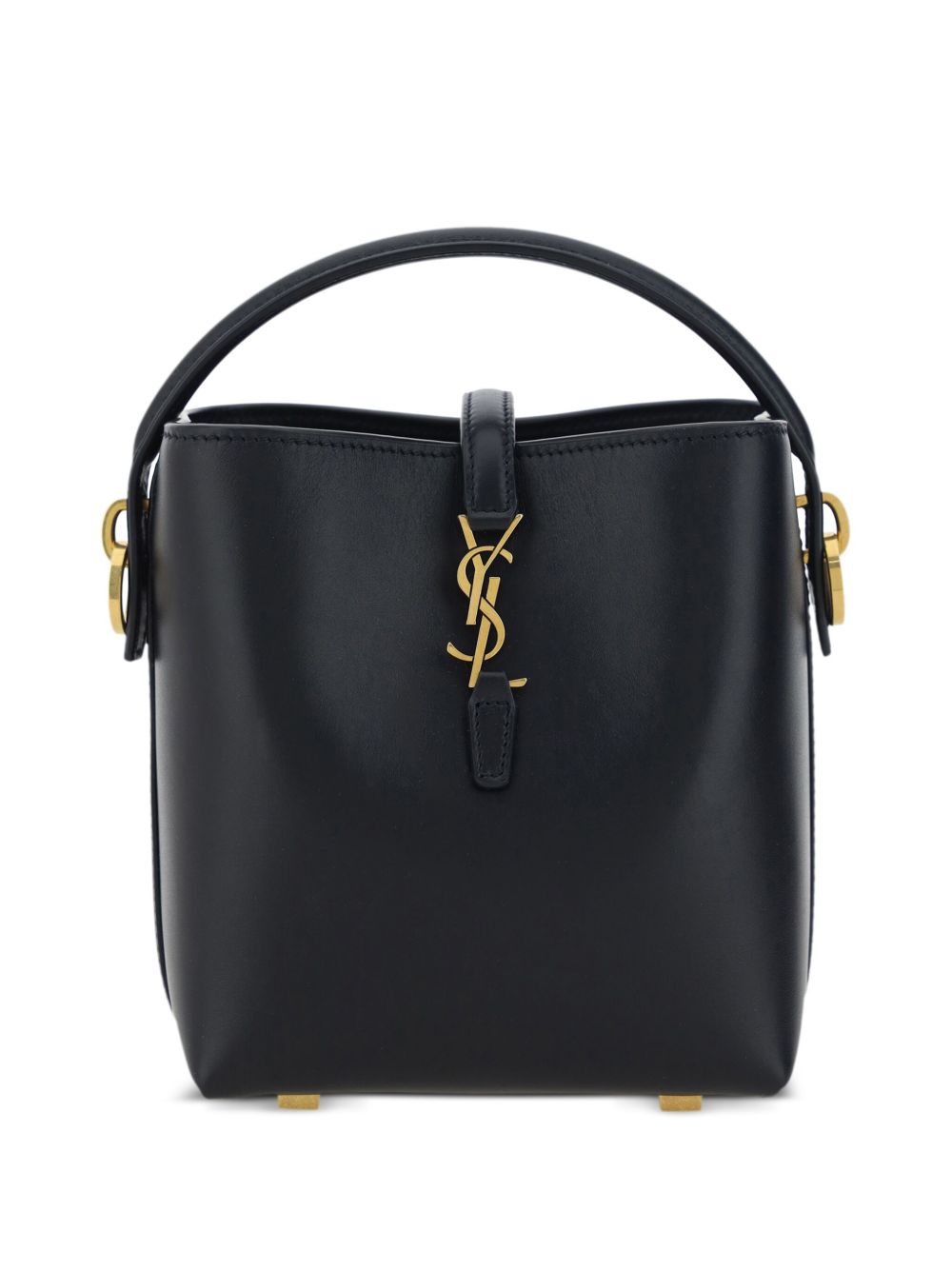 Saint Laurent Le 37 皮质单肩包 - 黑色