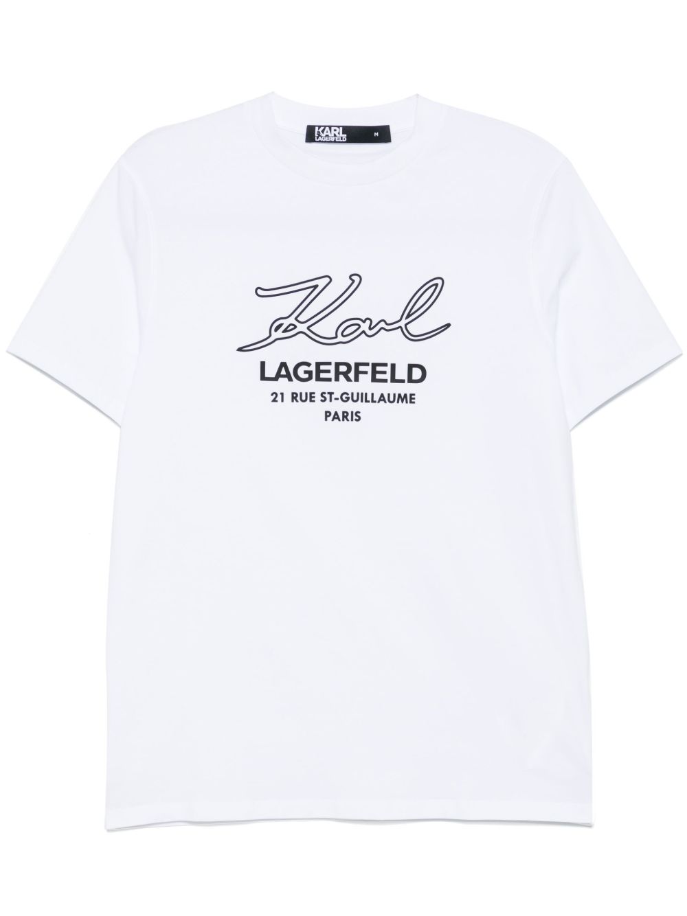 Karl Lagerfeld Rue St-Guillaume T恤 - 白色