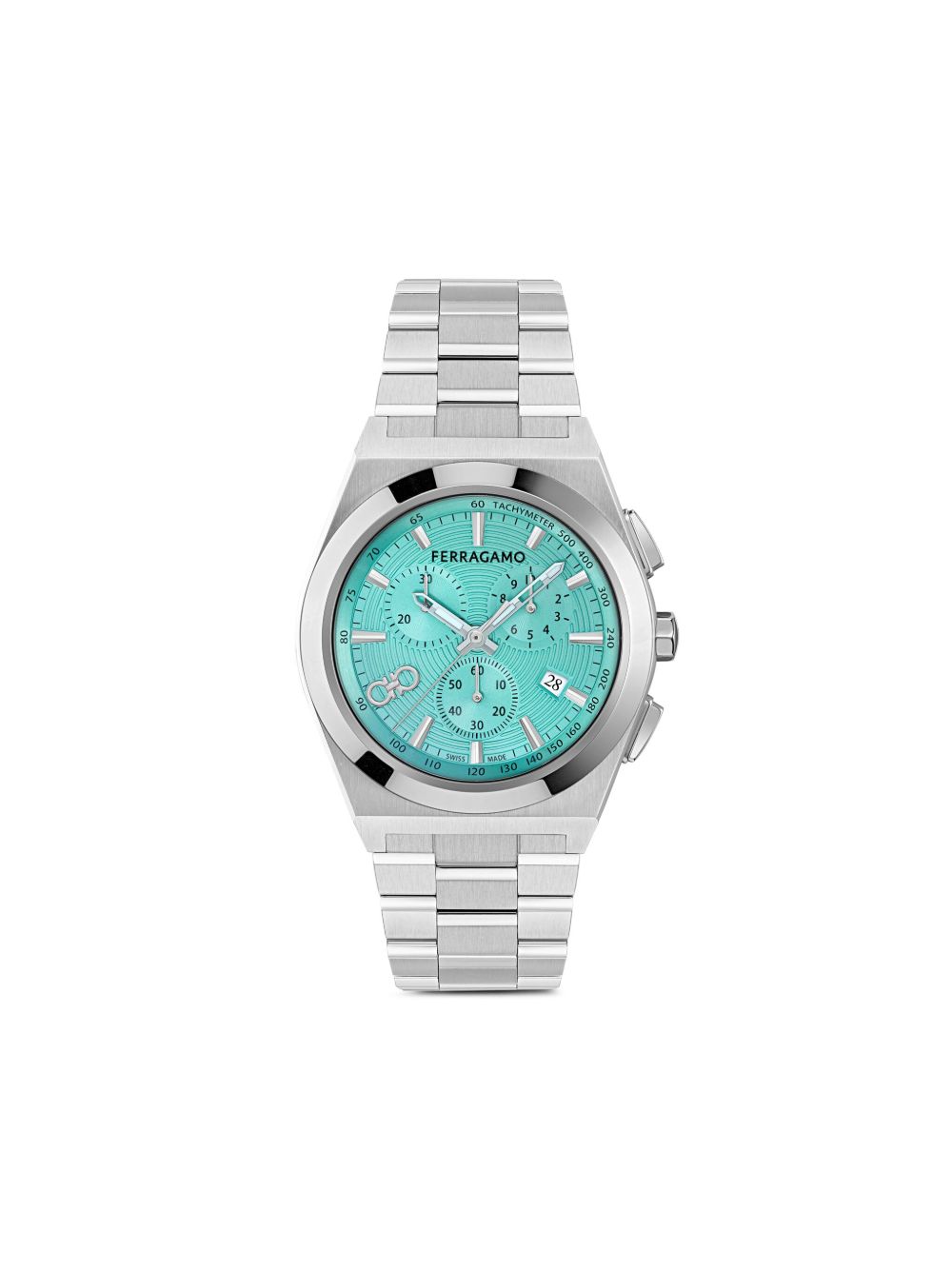 Ferragamo Vega Upper East Chrono 42毫米腕表 - 蓝色