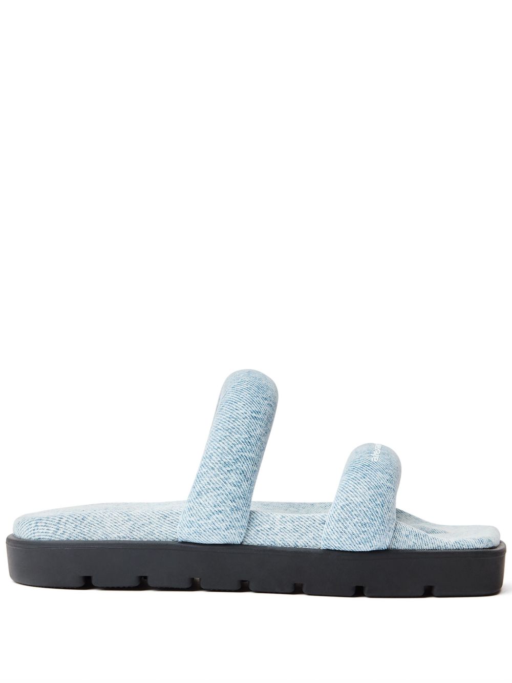 Alexander Wang Jay 厚底牛仔凉鞋 - 蓝色