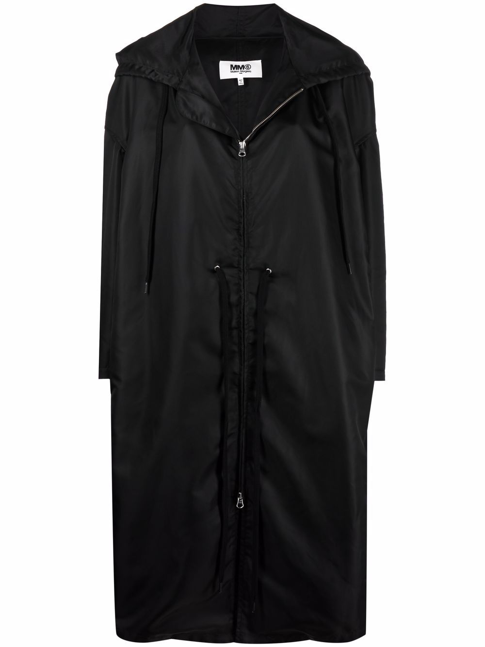 MM6 Maison Margiela 马丁·马吉拉时装屋 抽绳腰身连帽外套 - 黑色