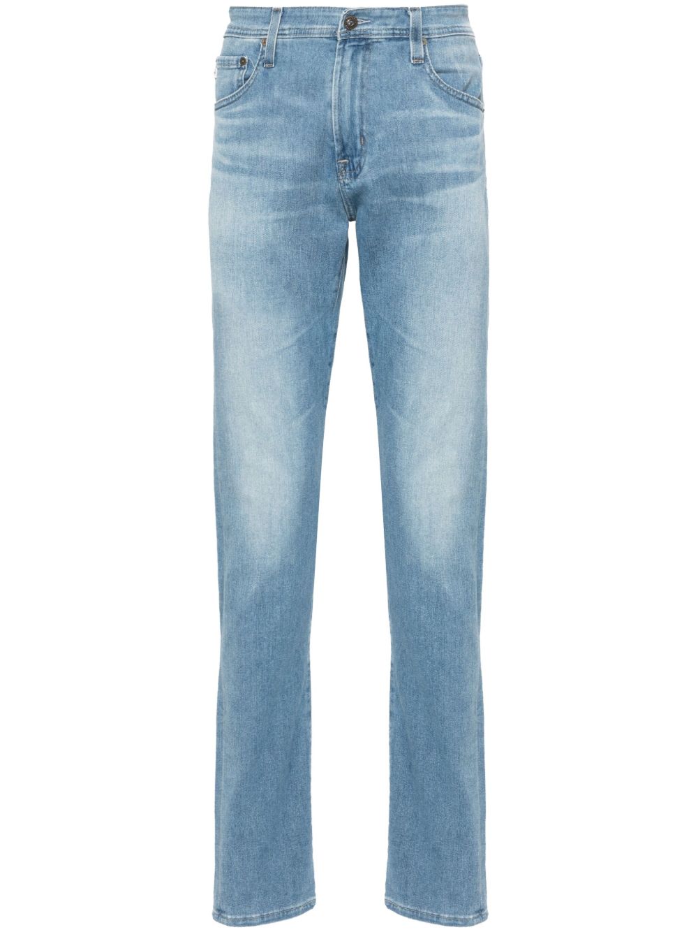 AG Jeans Tellis 中腰锥形牛仔裤 - 蓝色