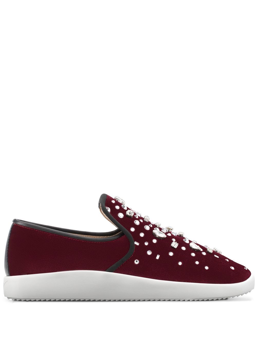 Giuseppe Zanotti The Dazzling Kim 套穿式运动鞋 - 红色