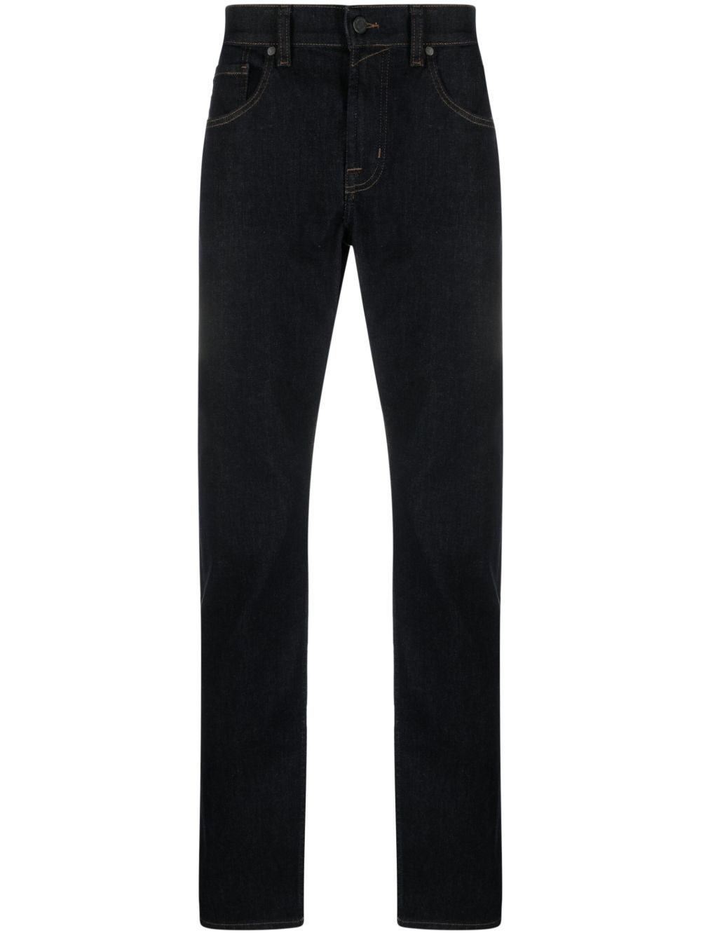 7 For All Mankind Luxe Performance 直筒牛仔裤 - 蓝色
