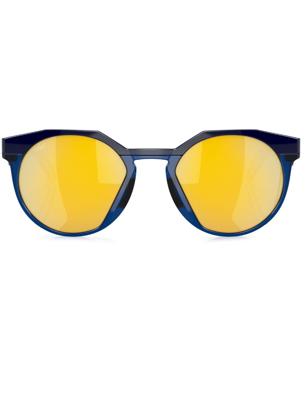 Oakley Kylian Mbappé Signature 圆框太阳眼镜 - 蓝色