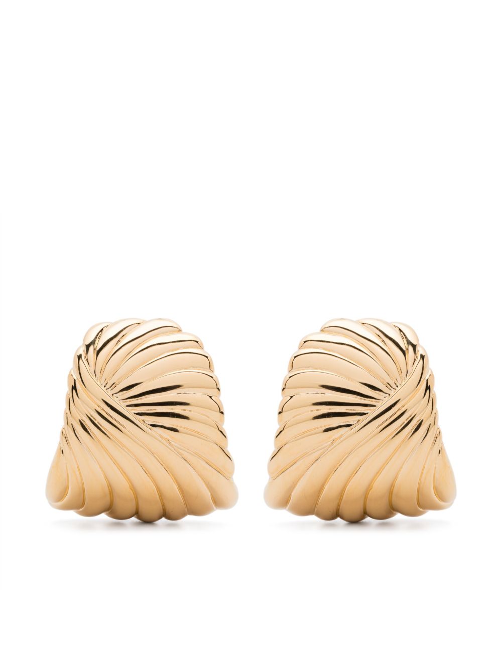 Missoma Oversized Wavy earrings - 金色