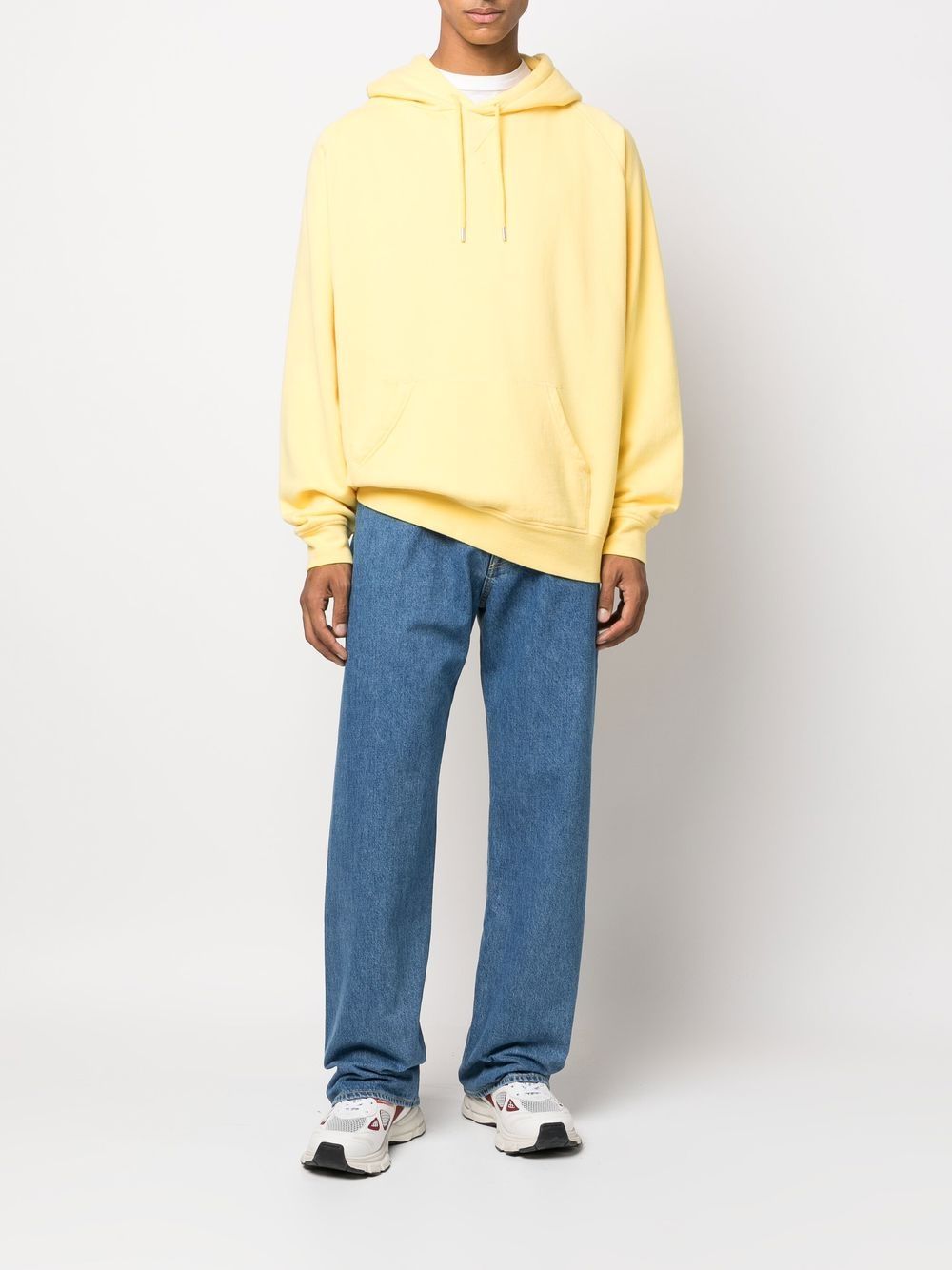 Kenzo 高腰阔腿牛仔裤 - 蓝色