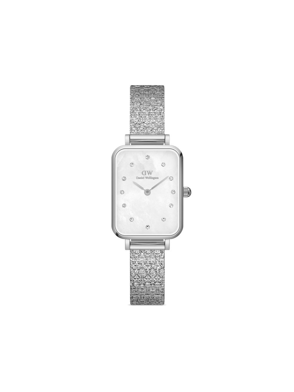 Daniel Wellington Quadro Pressed Studio Lumine 26毫米腕表 - 白色