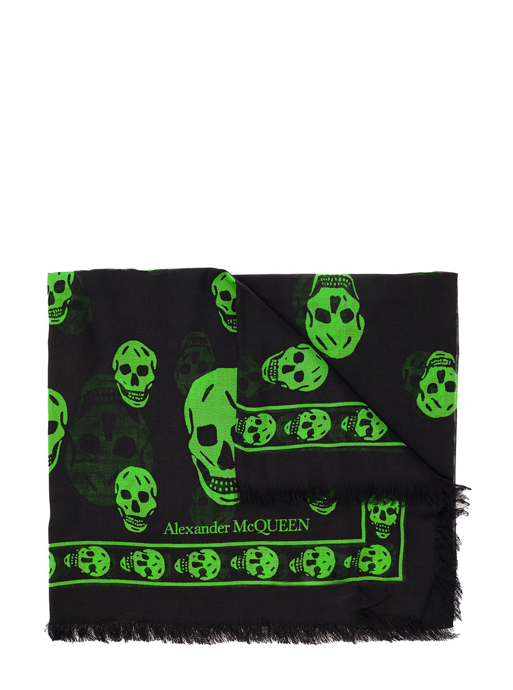 Alexander McQueen Scarf Biker 120x140 996 100