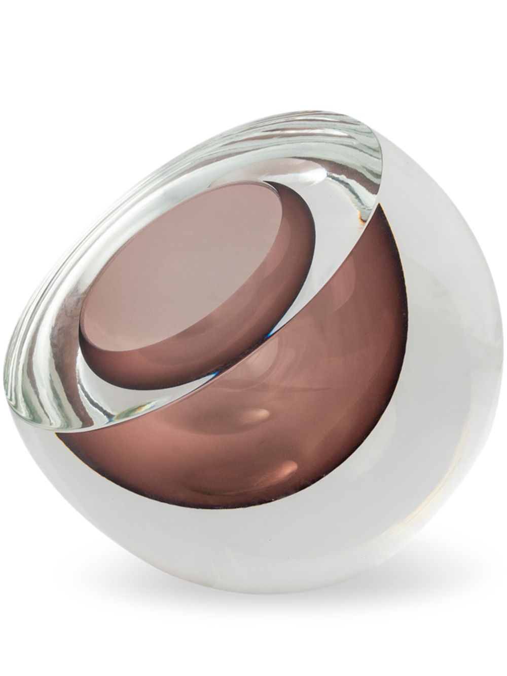 Gardeco Bowl Drop 穆拉诺玻璃雕塑 - 红色
