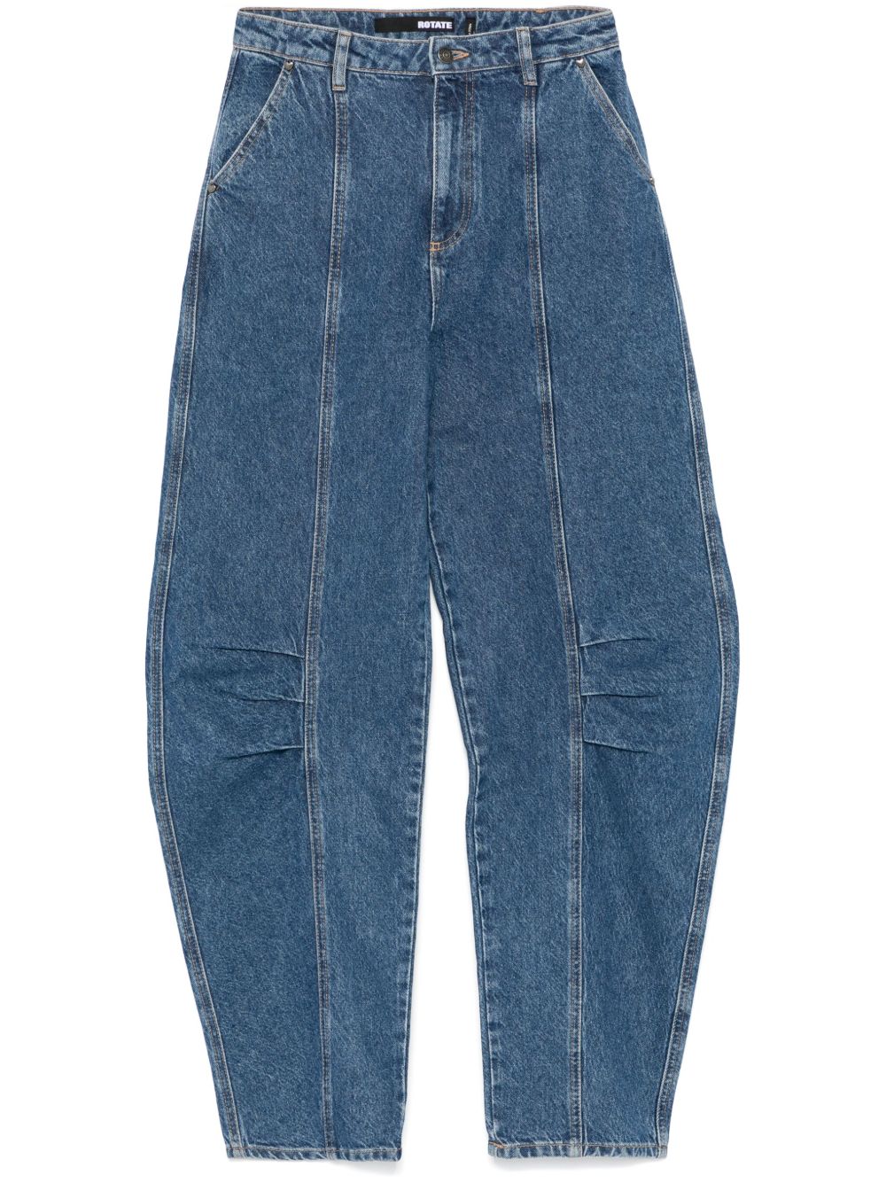 ROTATE BIRGER CHRISTENSEN logo贴花牛仔裤 - 蓝色