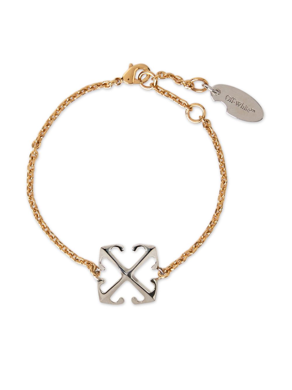 Off-White Arrow 手链 - 金色