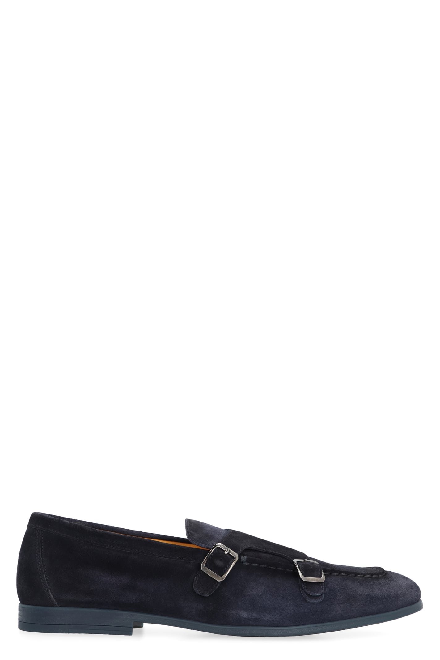 Doucal's Duke Suede Monk-strap Shoes