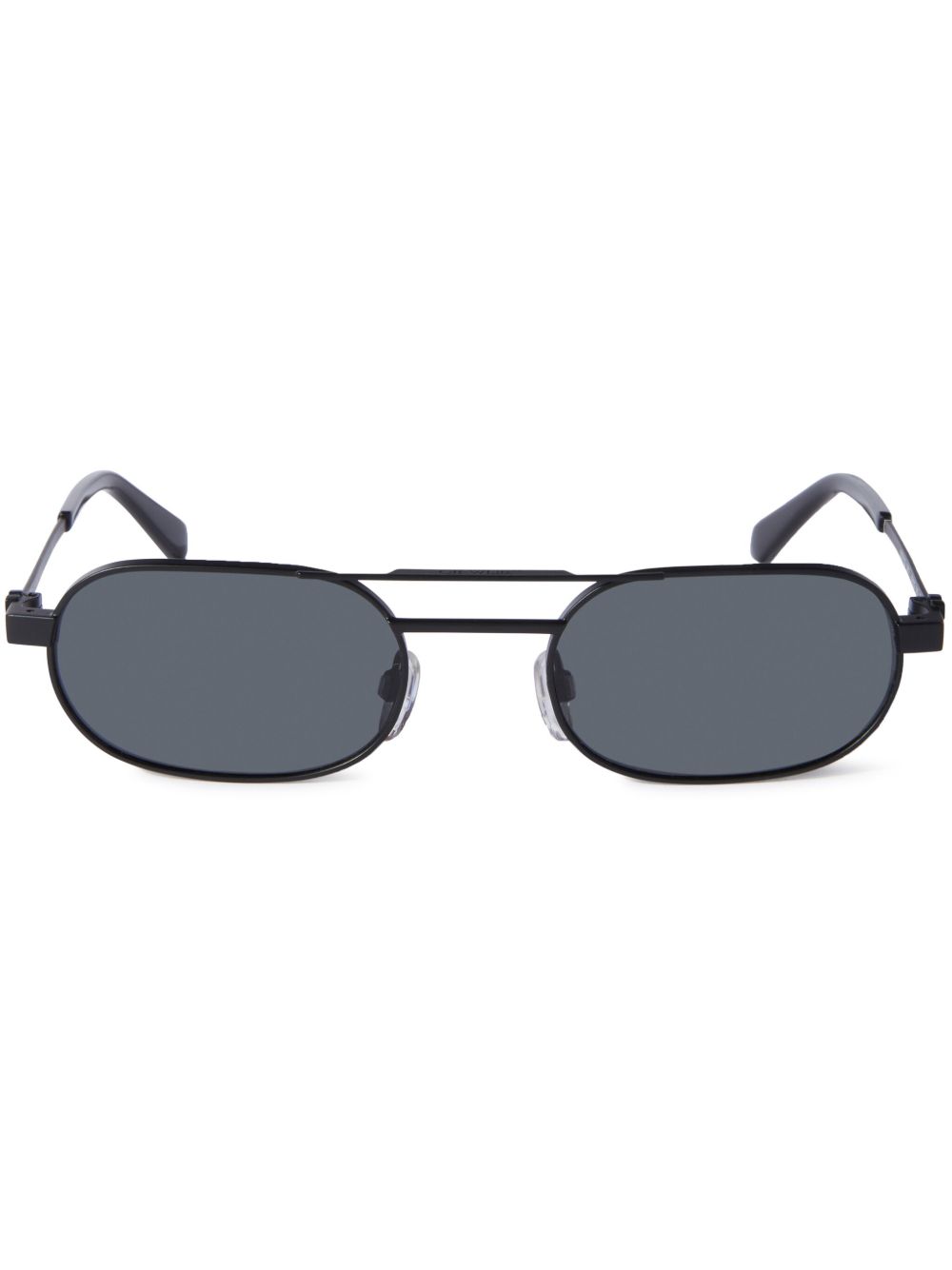 Off-White Eyewear Vaiden 椭圆形框太阳眼镜 - 黑色