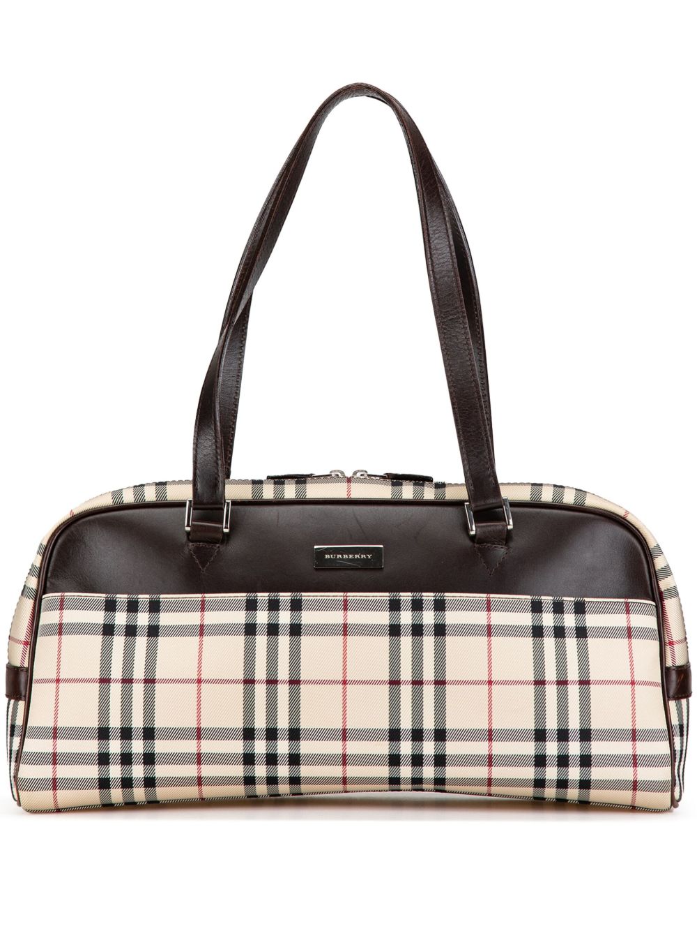 Burberry Pre-Owned 2000-2017 House Check Canvas handbag - 褐色