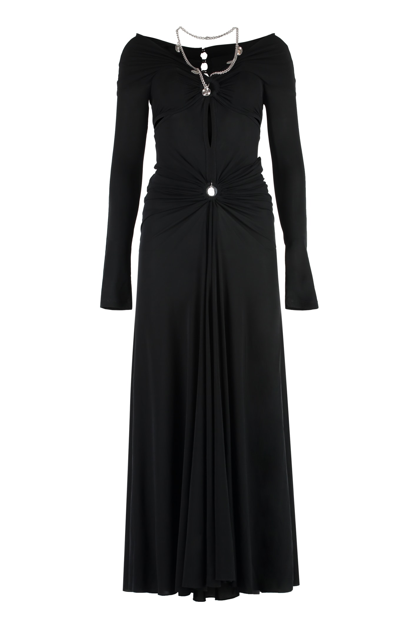 Paco Rabanne Draped Jersey Dress