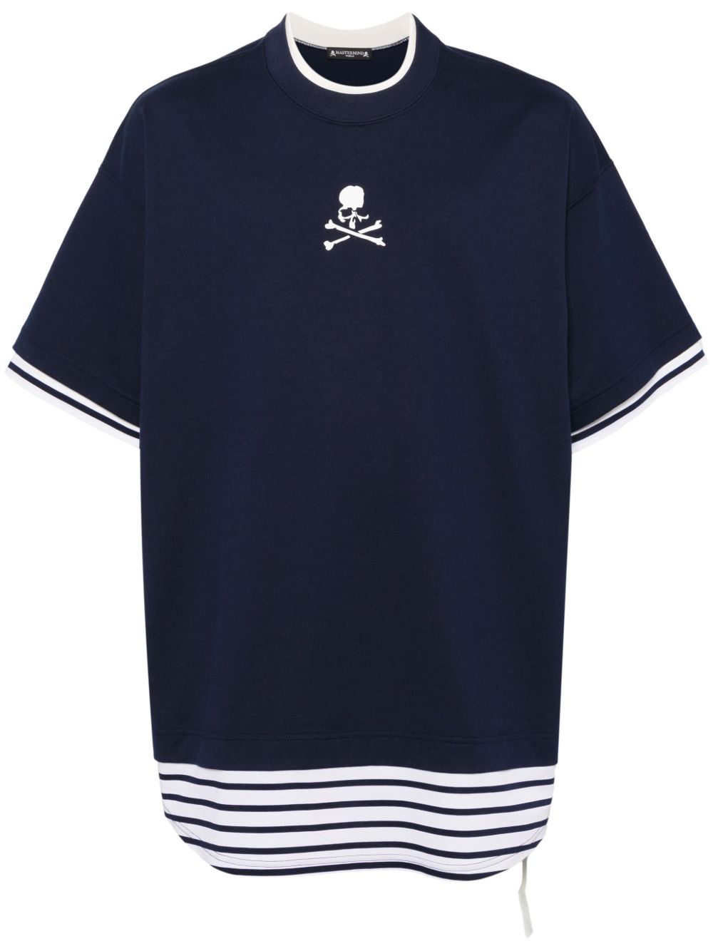 Mastermind World logo印花T恤 - 蓝色