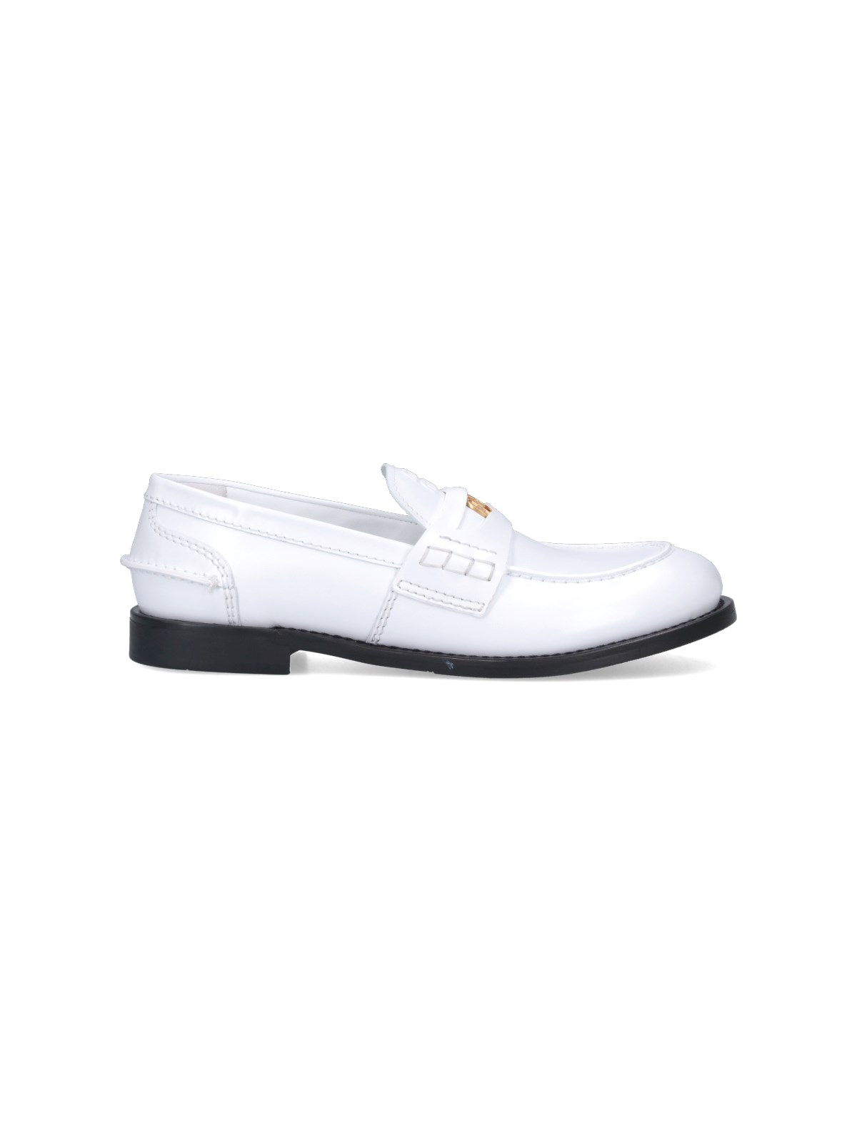 miu miu Logo Loafers