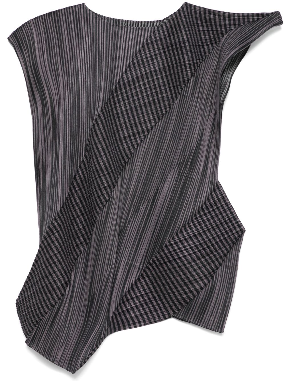 Pleats Please Issey Miyake Cosmic Rays 马甲 - 黑色