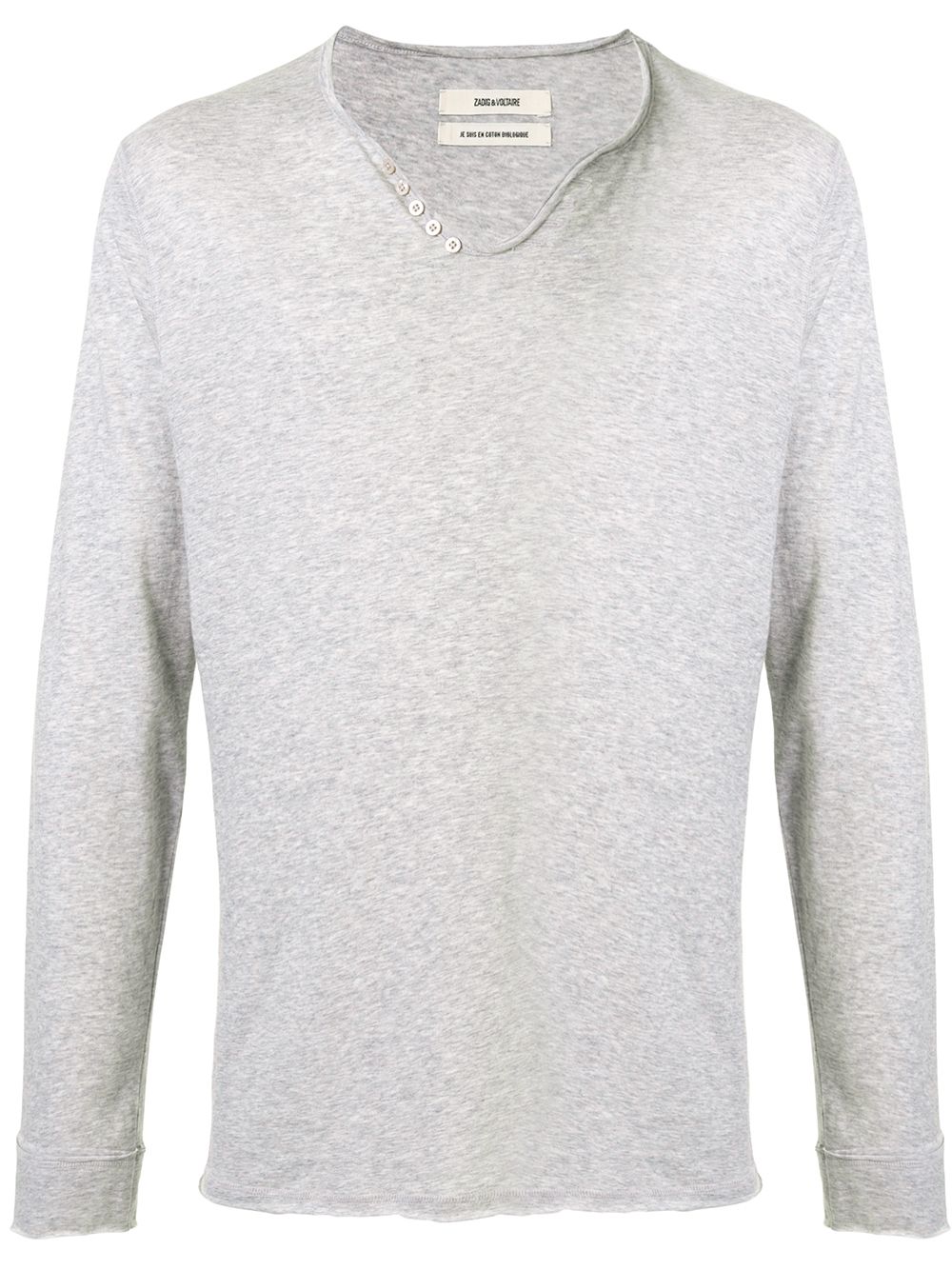 Zadig&Voltaire Monastir V领T恤 - 绿色