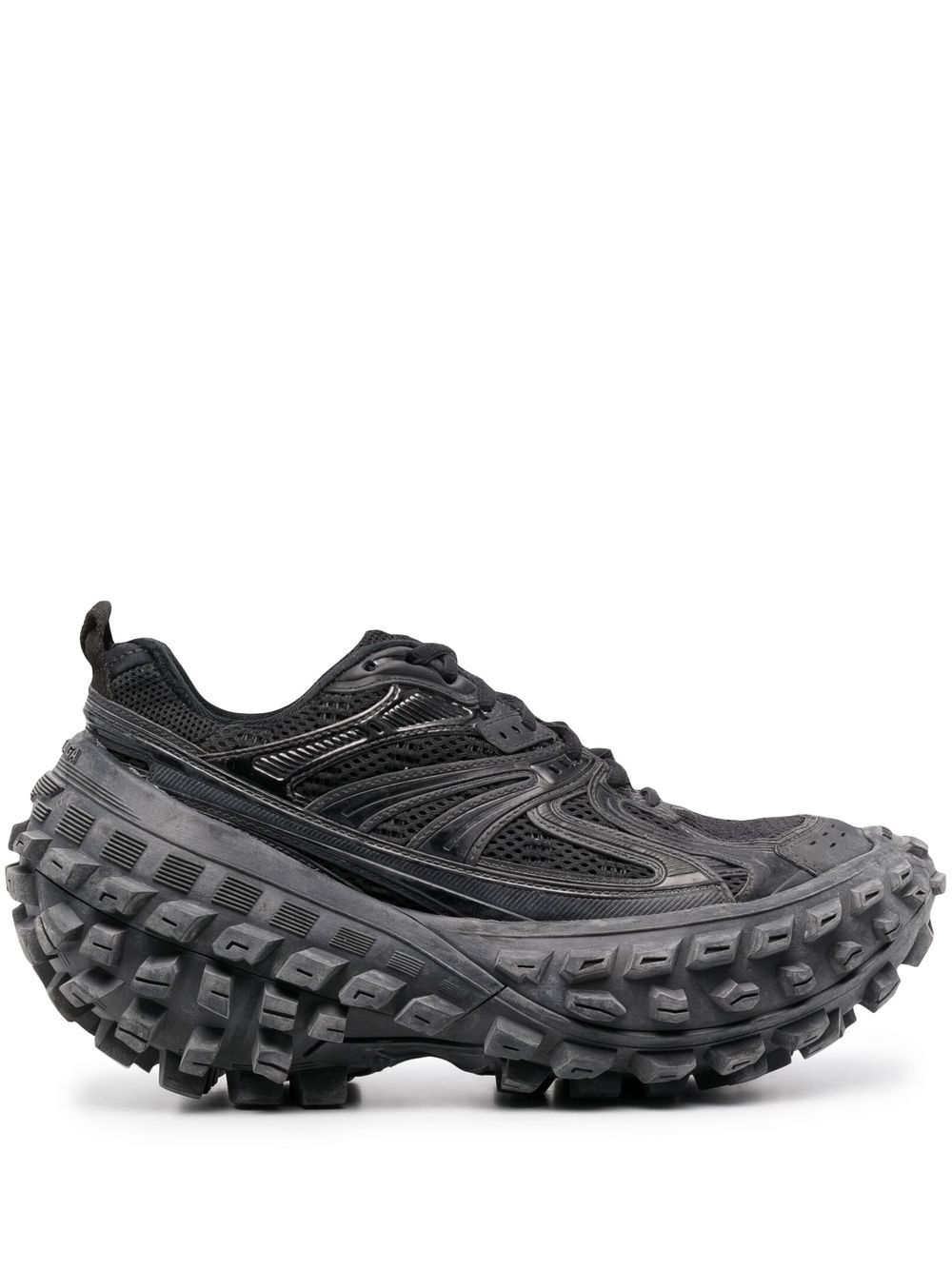 Balenciaga Bouncer 厚底运动鞋 - 黑色