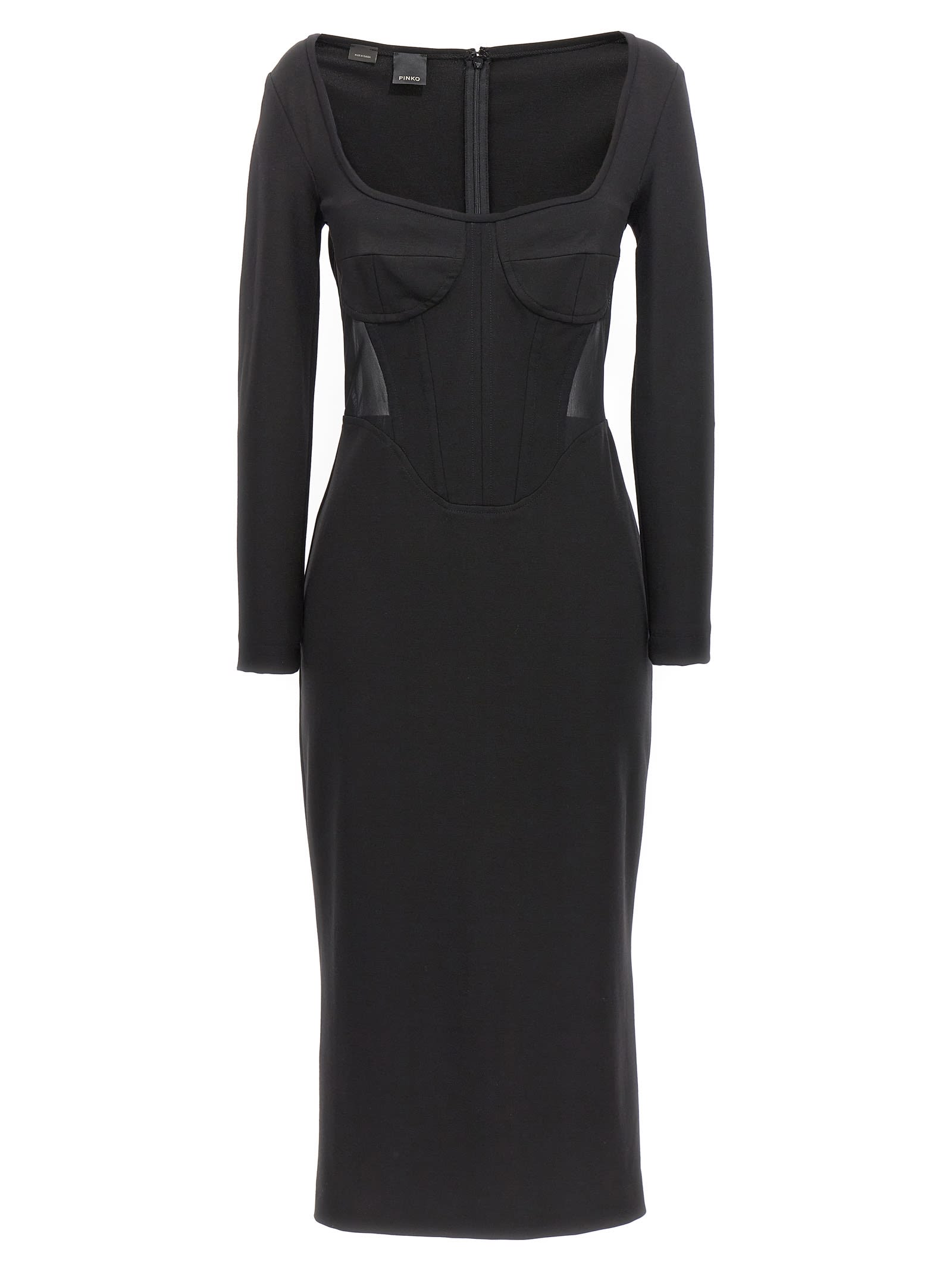 Pinko Anacleto Midi Viscose Dress