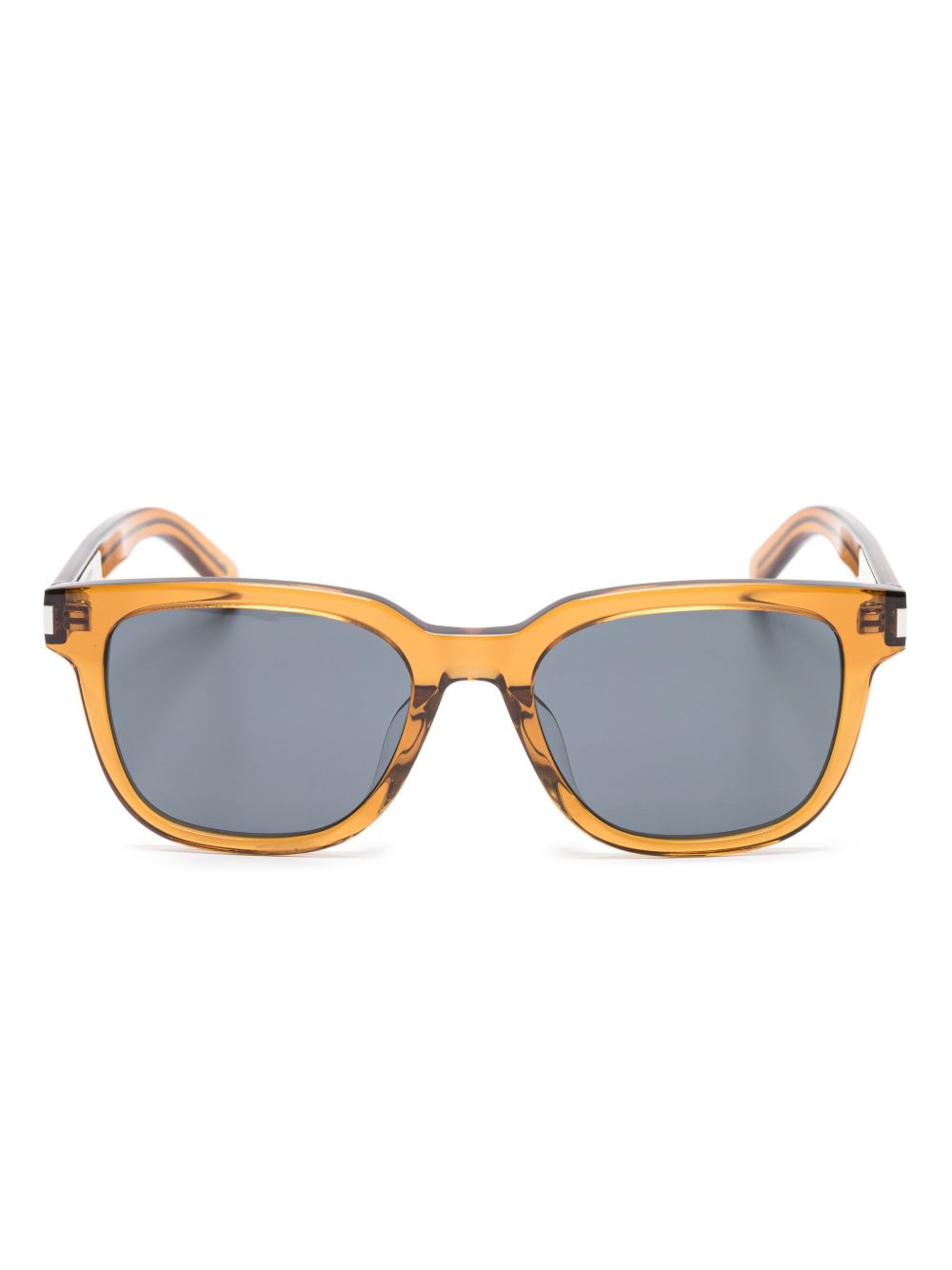Saint Laurent Eyewear 方框太阳眼镜 - 褐色