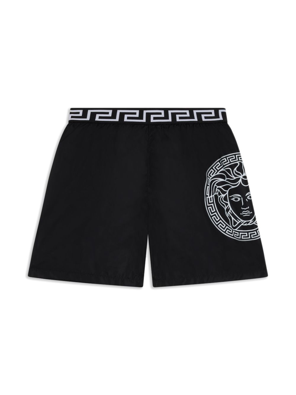 Versace Kids Medusa Head 图案泳裤 - 黑色