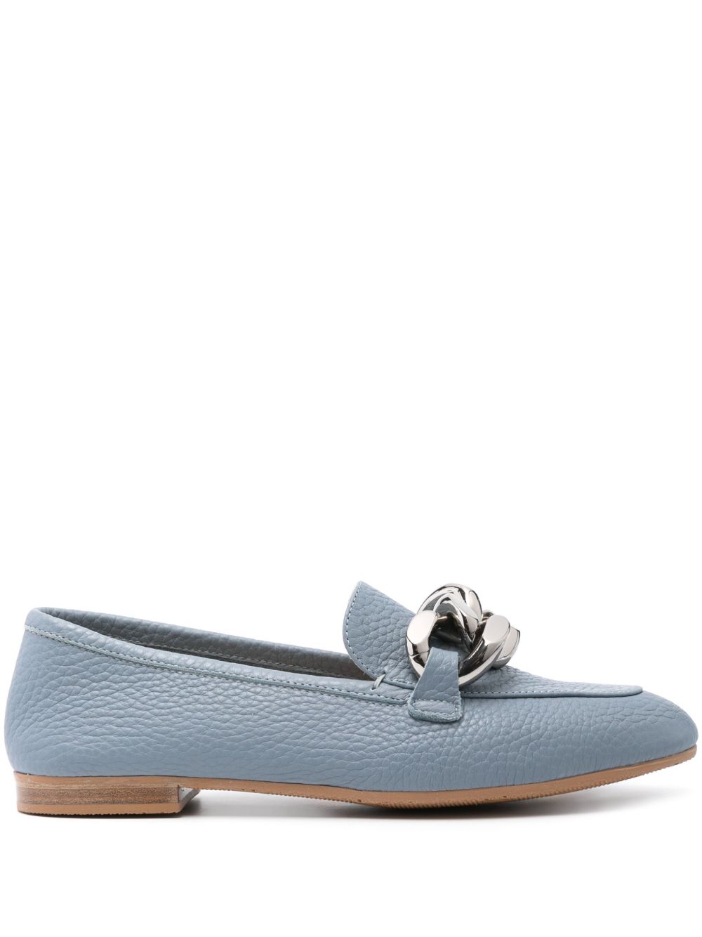 Casadei Antilope 皮质乐福鞋 - 蓝色