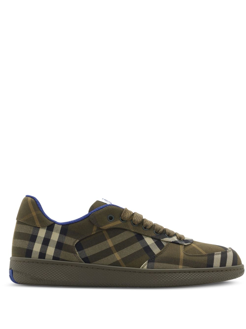 Burberry Check Terrace 运动鞋 - 绿色