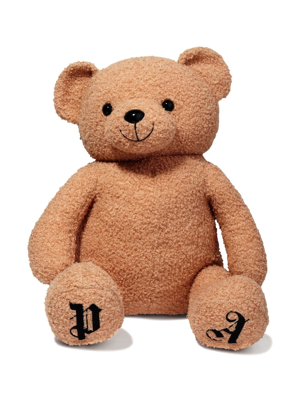 Palm Angels Kids 小熊logo刺绣双肩包 - 褐色