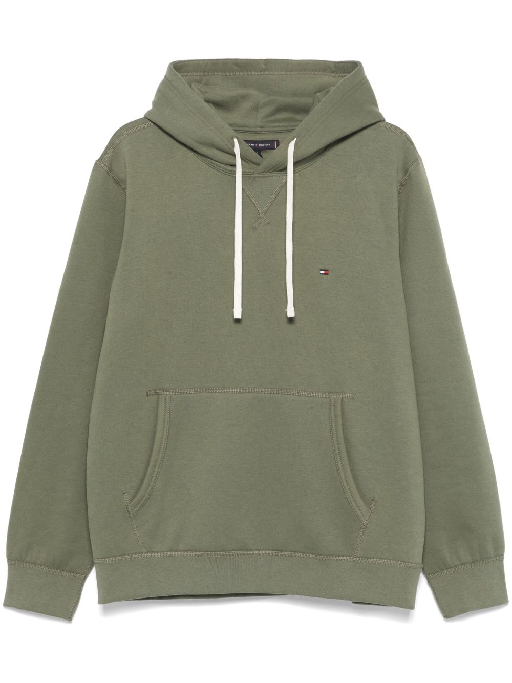 Tommy Hilfiger 平纹针织连帽衫 - 绿色