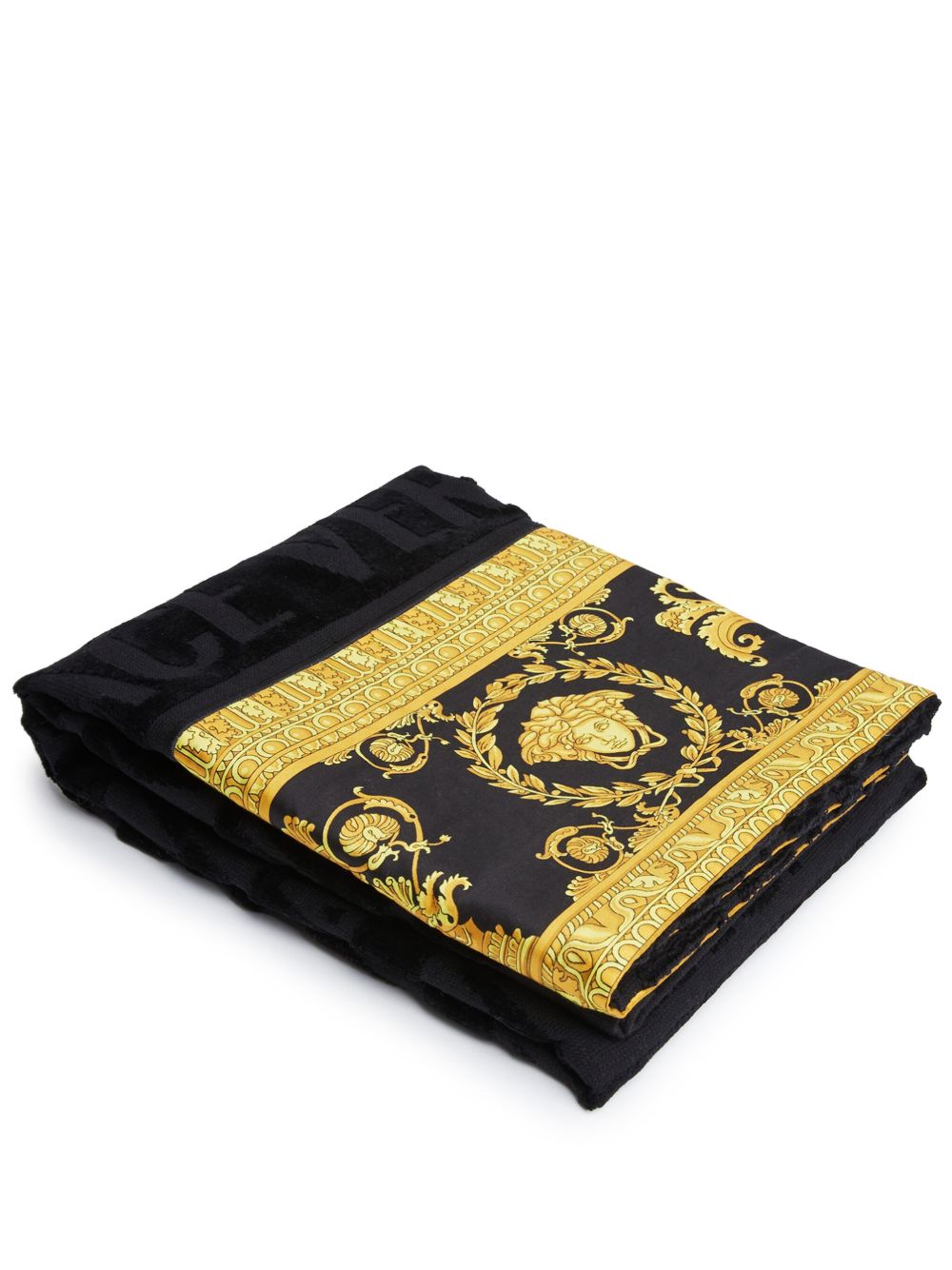 Versace I Love Baroque 洁面毛巾 - 黑色