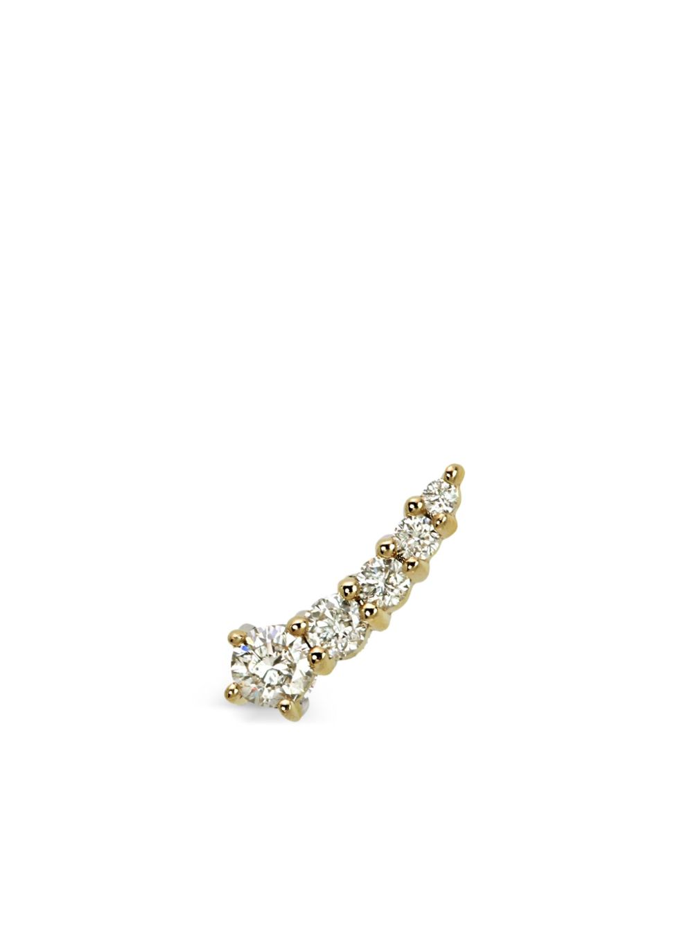 Lark & Berry 14K黄金 Shooting Star 钻石耳钉 - 金色