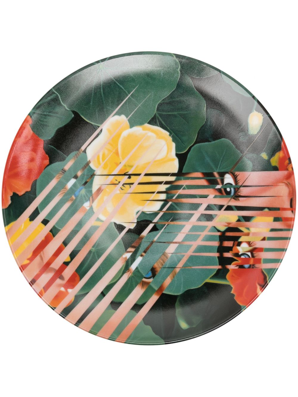 Ligne Blanche Rosenquist Nasturtium Salad 装饰盘 - 绿色