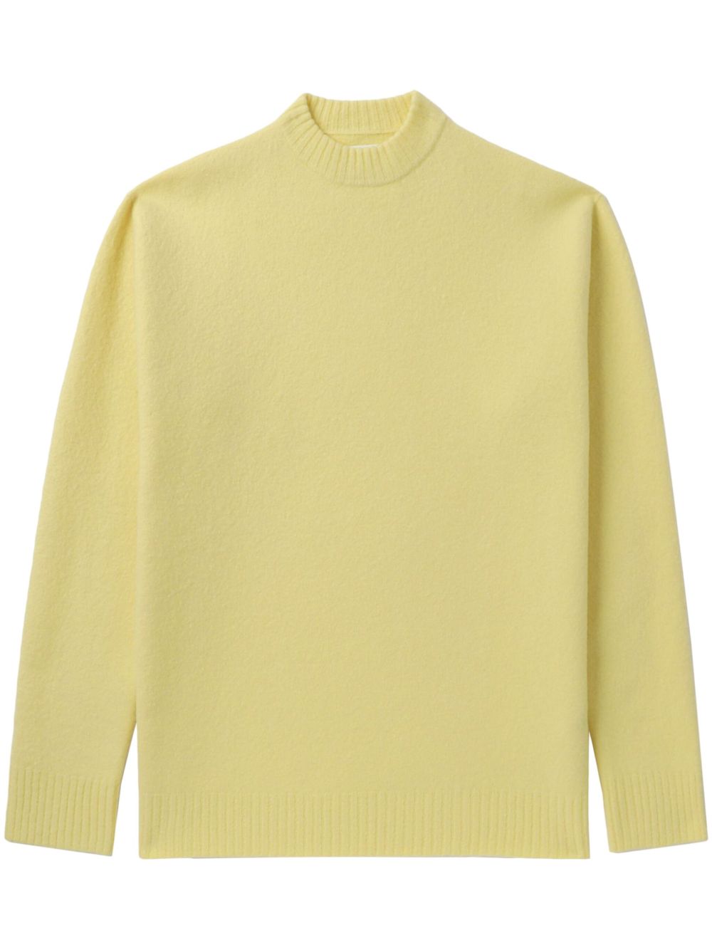 Jil Sander 企领羊毛毛衣 - 黄色