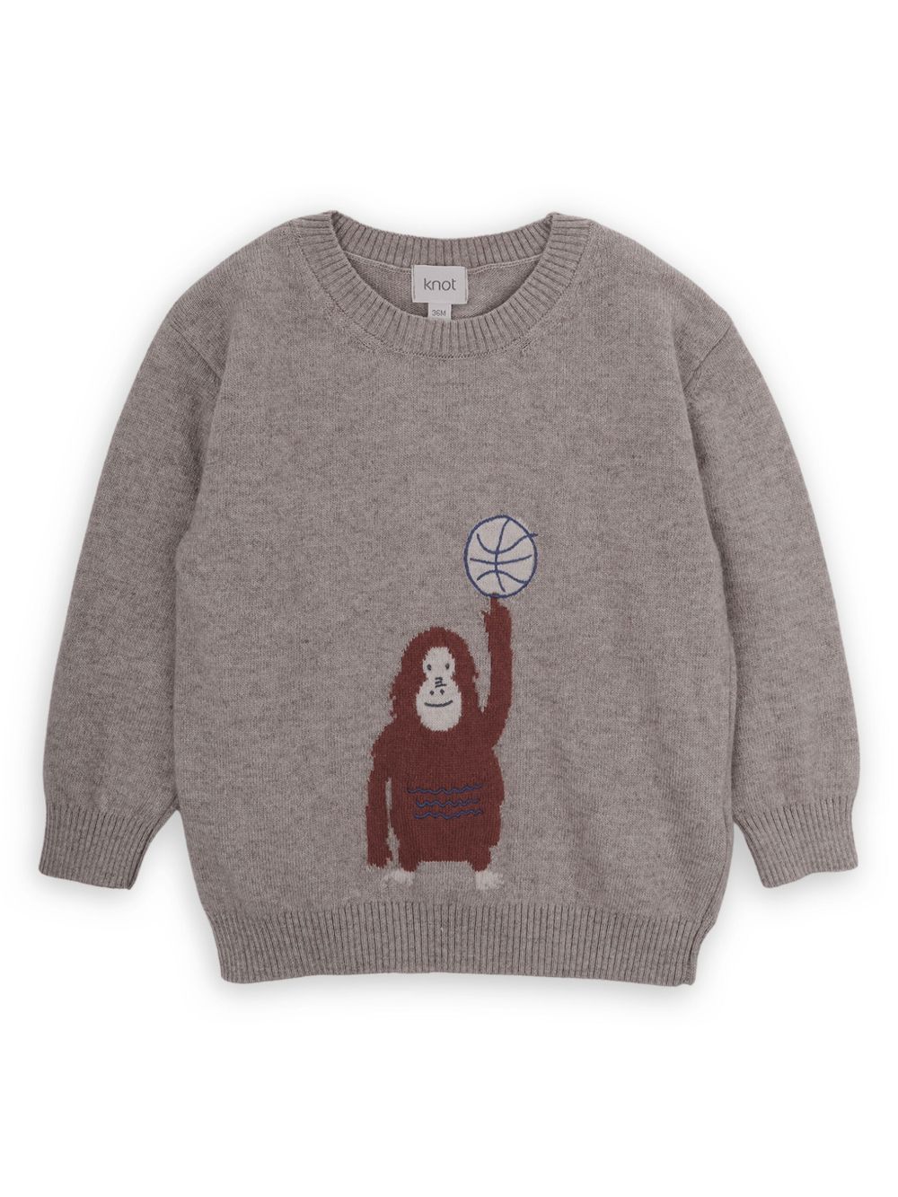 Knot Orangutan 毛衣 - 中性色