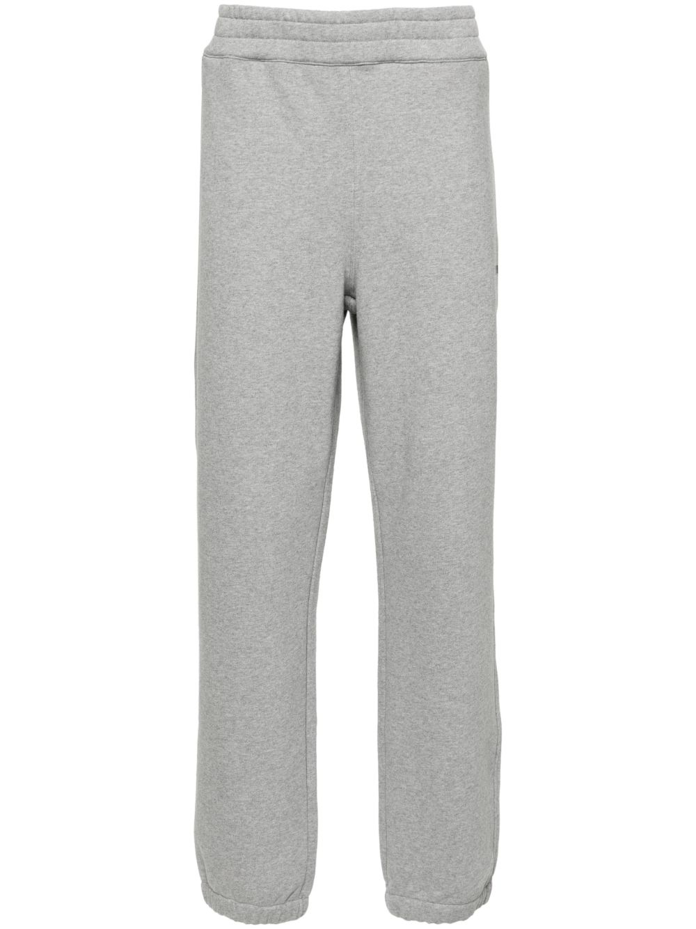 Zegna logo贴花棉运动裤 - 灰色